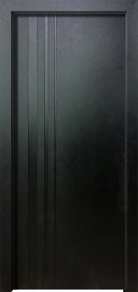 Экошпон с фрезеровкой Zero 35 Loft черный LS 00 929-2